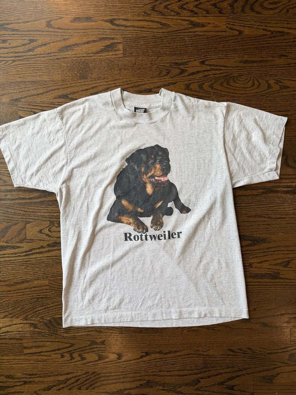 Vintage Screen Stars Rottweiler Graphic Single Stitch T-Shirt Size L